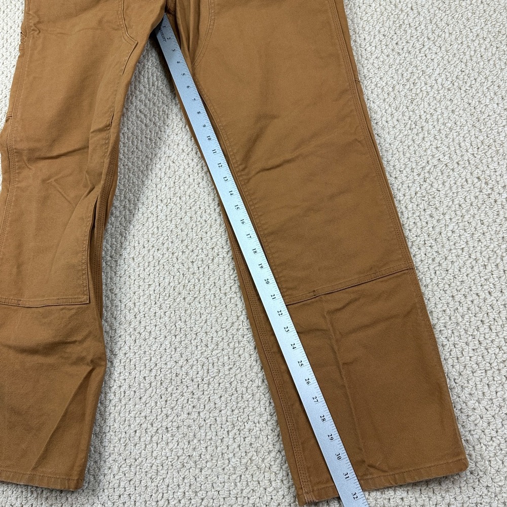 Carhartt Rugged Flex Pant Mens 38x32 Brown Duck Double Front Utility Relaxed Fit - Picture 9 of 13